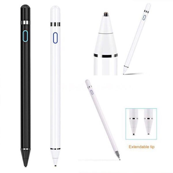 2 In Digital Pen 1mm Fine Tip Soft Fiber Tip,High Sensitivity Rechargeable Capacitive Pen - Image 2