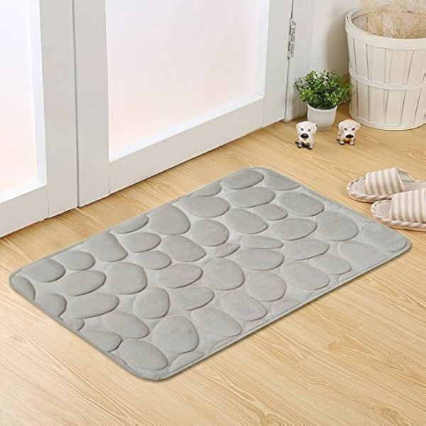 Bath Mat Set 2 Piece, Bathroom Rugs and U-Shaped Toilet Mats Set, Non-Slip, Absorbent, Quick Drying Memory Foam Bath Mat Set Machine Washable, Suitable for Tub, Shower and Bath Room - Image 3
