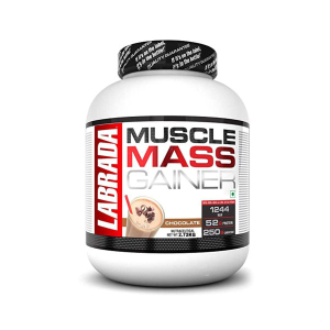 Labrada 2.7Kg 6 Lbs Muscle Weight Gainers/Mass Gainers 2722 g Chocolate | Scientifically Advanced Mass Gainer