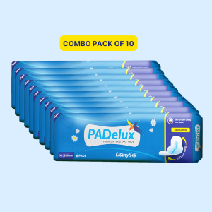 PADelux Sanitary Pads Cottony Soft 280 mm-6 Pads (pack of 10)