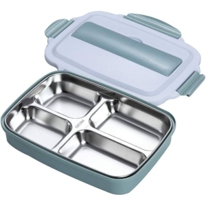Lunch Box, Large Capacity Stainless Steel Lunch Box, Portable Fast Food Tray Lunch Box, Suitable for Student Office Workers and Canteen etc