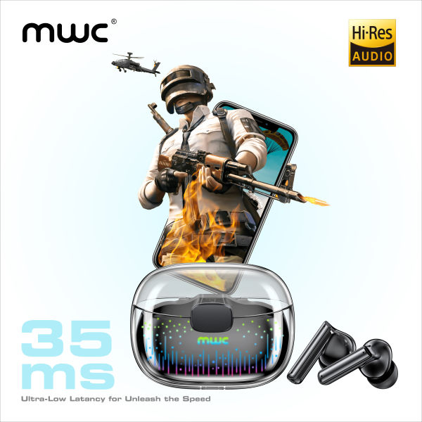 MWC EarPods Pro 2 | Hi-Res Audio Supported | Ultra Premium | Hybrid ANC (6 mics) | 10mm±0.1mm Driver | 60H Play Time | 35ms Ultra Low Latency | iPx6 Water Resistance | Bluetooth 6.0 - Image 4