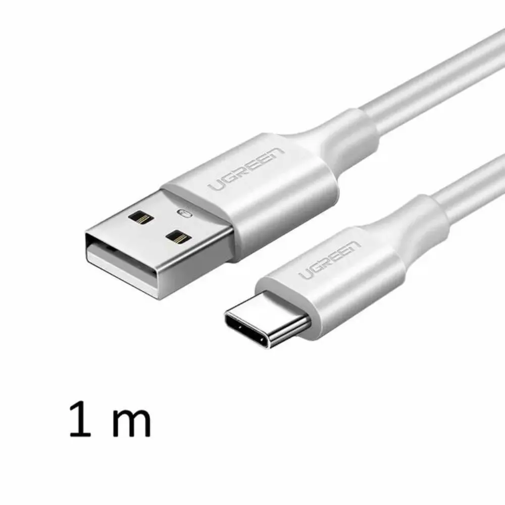 1 Mtr USB 2.0 Male to USB C 3.1 Male Charge And Sync Cable