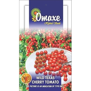 1 Packet Excellent Quality Omaxe Tomato Seeds Cherry Wild Texas Very Small - 100 Seeds Pack Exotic Tomato Seed