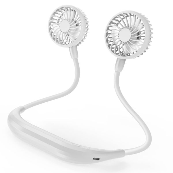 1 pcs Adjustable Portable Fan Hanging Neck Mini Air Cooler USB Rechargeable Small Personal Cooling Tools for Home Outdoor - Image 4