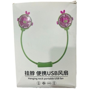 1 pcs Adjustable Portable Fan Hanging Neck Mini Air Cooler USB Rechargeable Small Personal Cooling Tools for Home Outdoor
