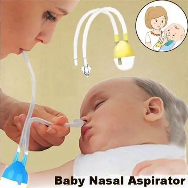 1 Piece Baby Nasal Aspirator - Nose Cleaner Mucus Suction Anti Back Flow Tube Suction New Born Infant - Image 3