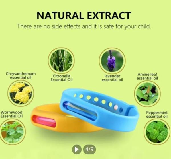 1 Piece Free Size Mosquito Repellent Bracelet For All - Random Color - Image 3