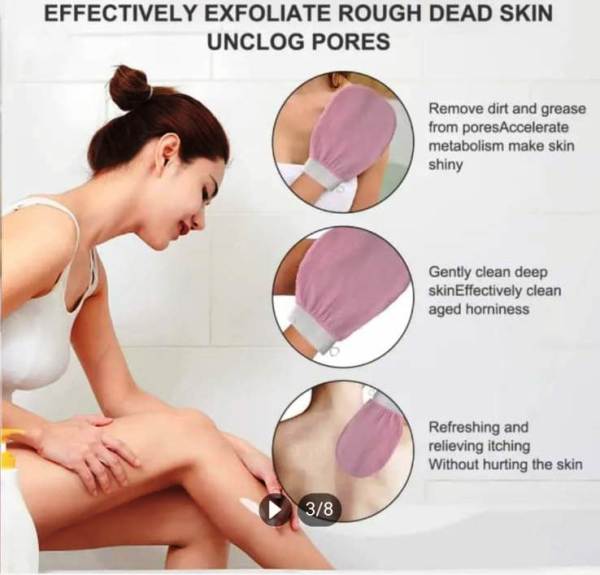 1 Piece Korean Exfoliating Gloves for Dead Skin Cells For Unisex - Image 4