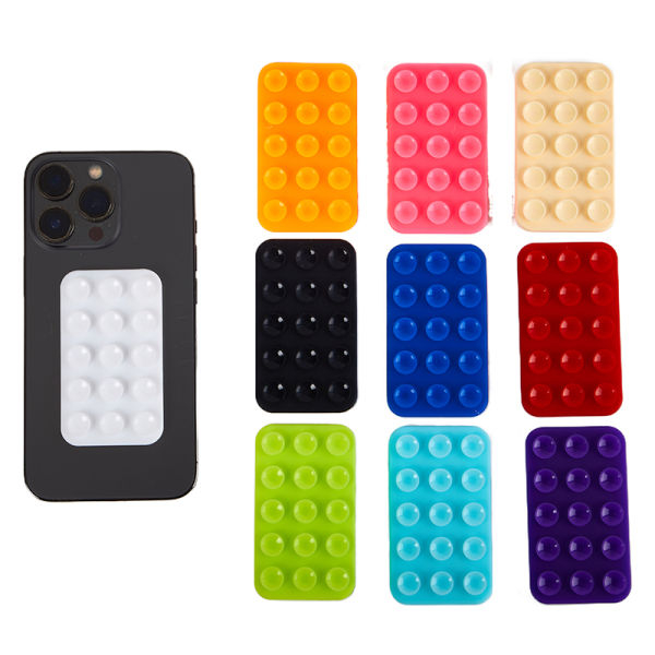 1-Piece Of Double Sided Silicone Suction Phone Holder Mat Multifunctional Suction Cup Wall Stand Square Anti-slip Double Sided Case Mount Sticker - Image 4