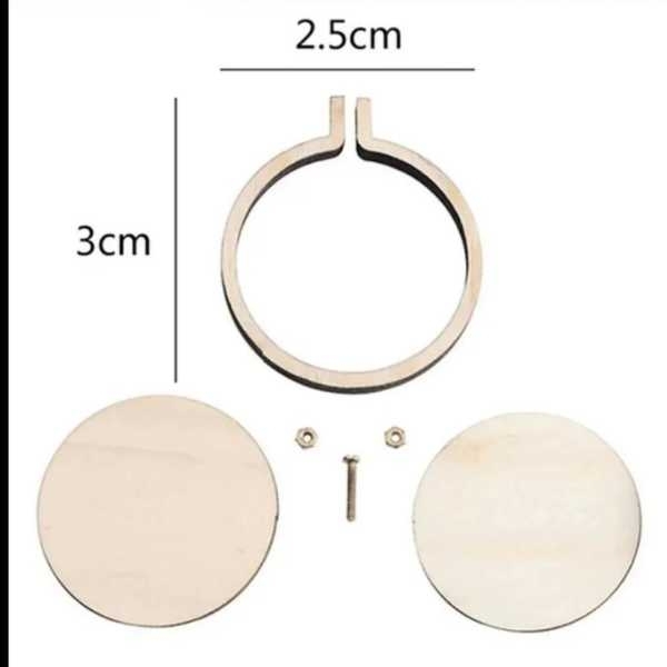 1 Piece Set Small Round Embroidery Hoops - Image 3