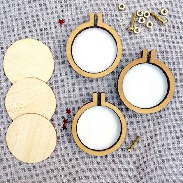 1 Piece Set Small Round Embroidery Hoops - Image 5