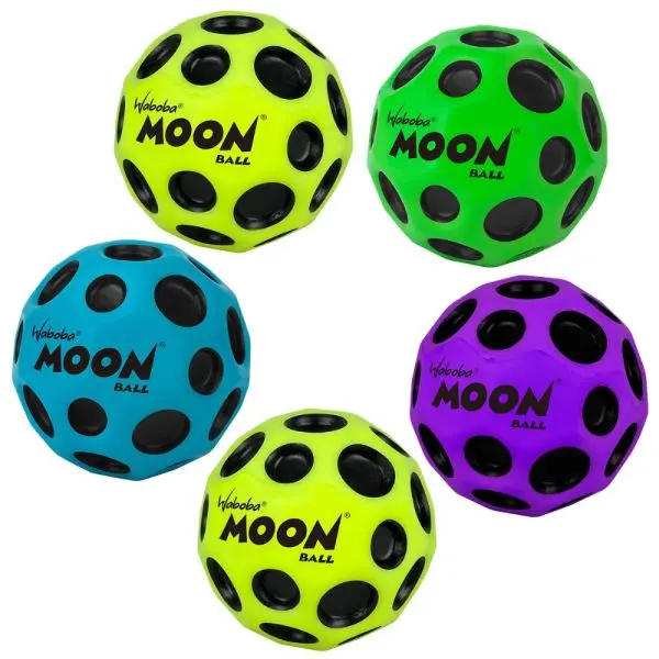 1 Piece Space Balls Extreme High Bouncing Moon Ball Super Bouncy Meteor Rubber Sensory Ball for Indoor & Outdoor Play - Image 2