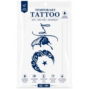 1 Sheet Realistic Temporary Tattoo Sticker for Men & Women | Waterproof Long-Lasting Body Art Transfer | Easy to Apply