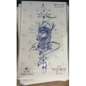 1 Sheet Realistic Temporary Tattoo Sticker for Men & Women | Waterproof Long-Lasting Body Art Transfer | Easy to Apply