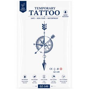 1 Sheet Realistic Temporary Tattoo Sticker for Men & Women | Waterproof Long-Lasting Body Art Transfer | Easy to Apply