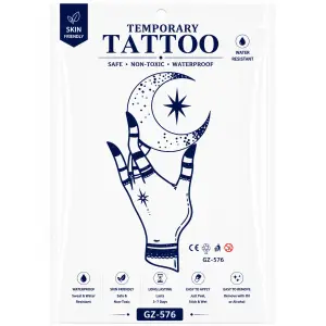 1 Sheet Realistic Temporary Tattoo Sticker for Men & Women | Waterproof Long-Lasting Body Art Transfer | Easy to Apply