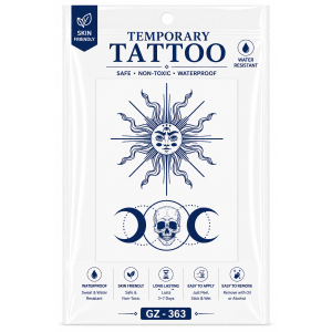 1 Sheet Realistic Temporary Tattoo Sticker for Men & Women | Waterproof Long-Lasting Body Art Transfer | Easy to Apply