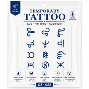 1 Sheet Realistic Temporary Tattoo Sticker for Men & Women | Waterproof Long-Lasting Body Art Transfer | Easy to Apply