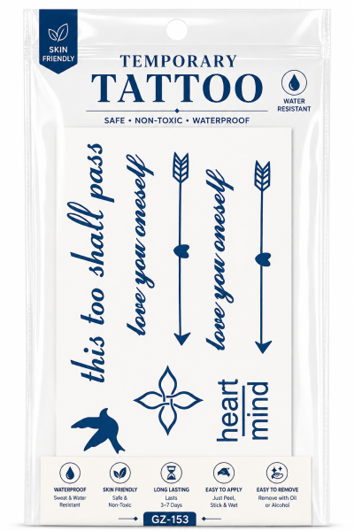 1 Sheet Realistic Temporary Tattoo Sticker for Men & Women | Waterproof Long-Lasting Body Art Transfer | Easy to Apply - Image 5