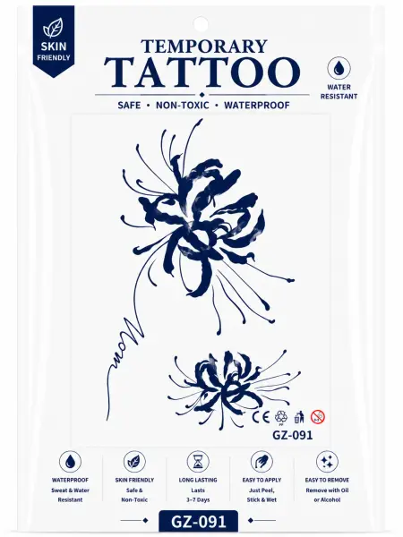 1 Sheet Realistic Temporary Tattoo Sticker for Men & Women | Waterproof Long-Lasting Body Art Transfer | Easy to Apply