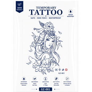 1 Sheet Realistic Temporary Tattoo Sticker for Men & Women | Waterproof Long-Lasting Body Art Transfer | Easy to Apply
