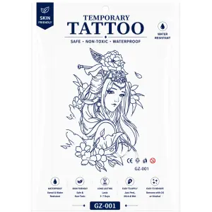 1 Sheet Realistic Temporary Tattoo Sticker for Men & Women | Waterproof Long-Lasting Body Art Transfer | Easy to Apply