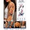 1 Sheet Realistic Temporary Tattoo Sticker for Men & Women | Waterproof Long-Lasting Body Art Transfer | Easy to Apply