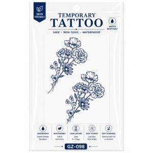 1 Sheet Realistic Temporary Tattoo Sticker for Men & Women | Waterproof Long-Lasting Body Art Transfer | Easy to Apply