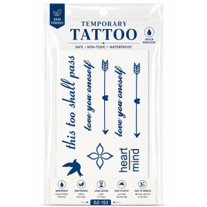 1 Sheet Realistic Temporary Tattoo Sticker for Men & Women | Waterproof Long-Lasting Body Art Transfer | Easy to Apply