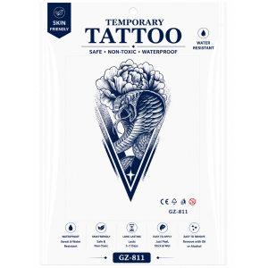 1 Sheet Realistic Temporary Tattoo Sticker for Men & Women | Waterproof Long-Lasting Body Art Transfer | Easy to Apply