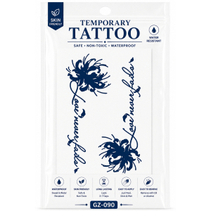 1 Sheet Realistic Temporary Tattoo Sticker for Men & Women | Waterproof Long-Lasting Body Art Transfer | Easy to Apply