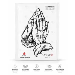 1 Sheet Realistic Temporary Tattoo Sticker for Men & Women | Waterproof Long-Lasting Body Art Transfer | Easy to Apply