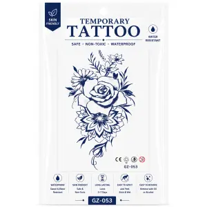 1 Sheet Realistic Temporary Tattoo Sticker for Men & Women | Waterproof Long-Lasting Body Art Transfer | Easy to Apply