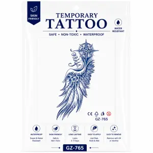 1 Sheet Realistic Temporary Tattoo Sticker for Men & Women | Waterproof Long-Lasting Body Art Transfer | Easy to Apply