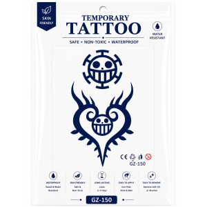 1 Sheet Realistic Temporary Tattoo Sticker for Men & Women | Waterproof Long-Lasting Body Art Transfer | Easy to Apply