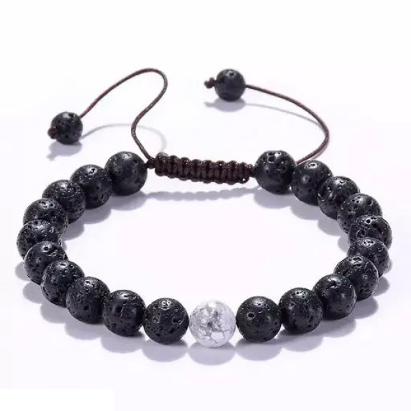 1 Strap Black Beads Black Stone 8mm Gemstone for Unisex For DIY Project Or Bracelet.(Tentative 50 Pcs) - Image 3