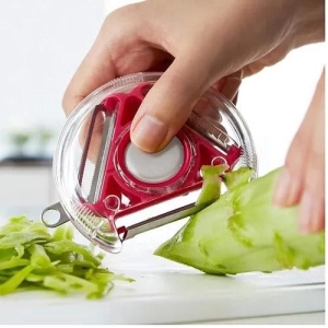 10 cm Circular 3 in 1 Blade Piller, For Kitchen (MultiColor)