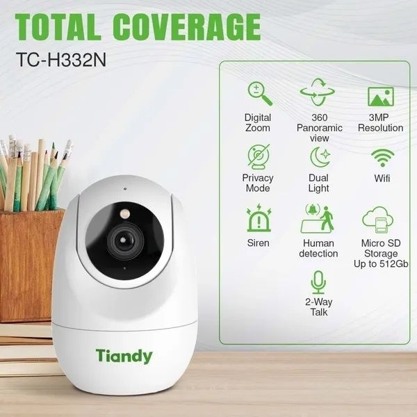 10% Off 3MP WIFI EW IP Camera With 2-Way Talk Built-in Mic / Speaker (1 Year Warranty) - Image 2