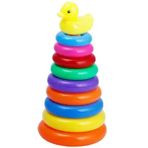 10 pcs Color Rings Tower Baby