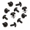 10 Piece of 8 mmBlack Plastic Safety Eyes with Washers