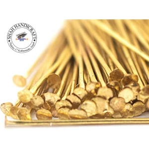 100 Gram Golden Head Pin &Stainless Steel Flat Head Findings Head Pin