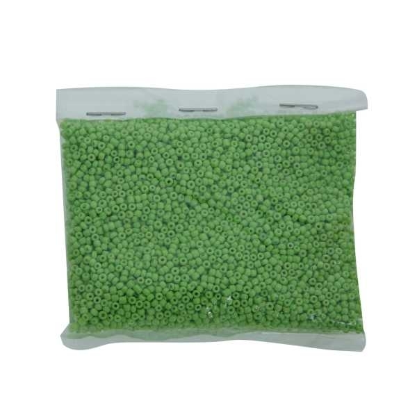 100 Gram Paroot Green Seed Beads - Image 2