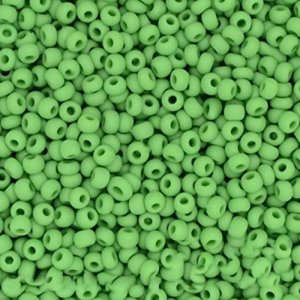 100 Gram Paroot Green Seed Beads - Image 3