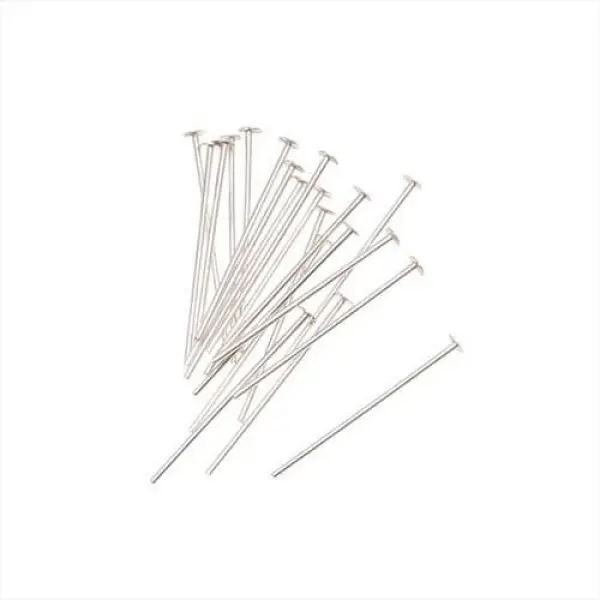 100 Grams Silver plated Head Pins - Image 4