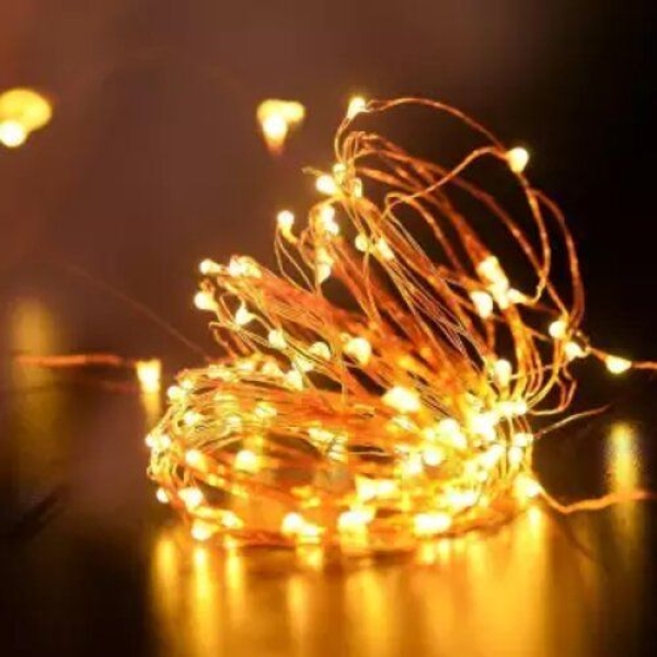100 Led, 10 Meter Water Proof Starry Lights, Warm White Wine Bottles, Glass Twinkle Light Lamp - Image 4