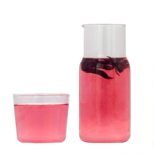 100% Organic & Natural Hibiscus Tea (Grade A) For High Blood Pressure, Diabetics, And Weight Loss - 50GMS Glass Jar Pack - Suiro Teas - Image 4