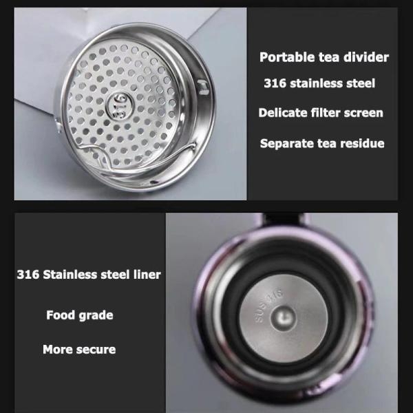1000ml Large Capacity Stainless Steel Thermos Bottle Insulation Cup (Assorted Color) - Image 3