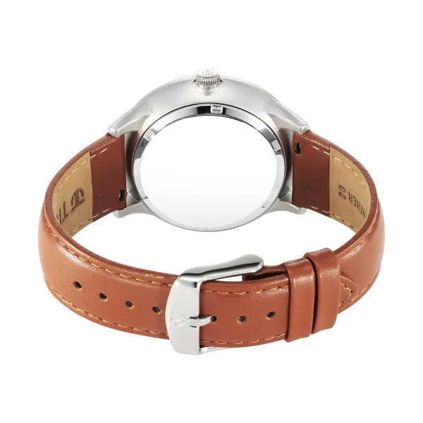 Titan Timeless Treasures Quartz Analog with Date Green Dial With Brown Color Leather Strap Watch For Men - Image 3