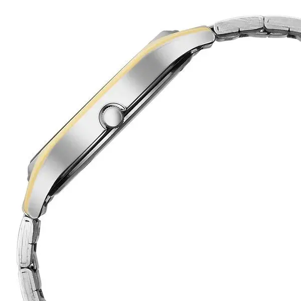 Titan Silver Dial Two Toned Metal Strap Analog with Day Date Watch for Men - Image 4